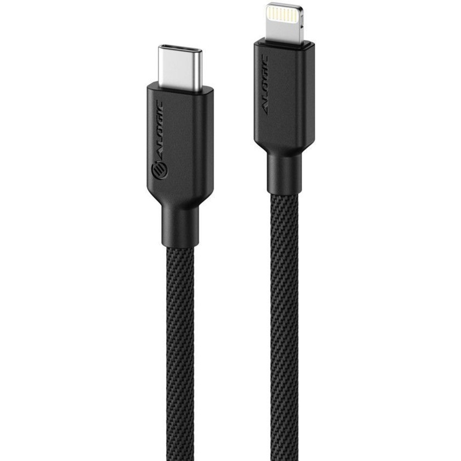 ALOGIC Elements PRO USB-C to Lightning 2m Cable - Black