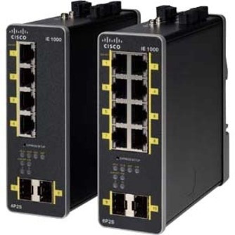 Cisco 1000 IE-1000-8P2S-LM 8 Ports Manageable Ethernet Switch - Gigabit Ethernet, Fast Ethernet - 1000Base-X, 10/100Base-TX