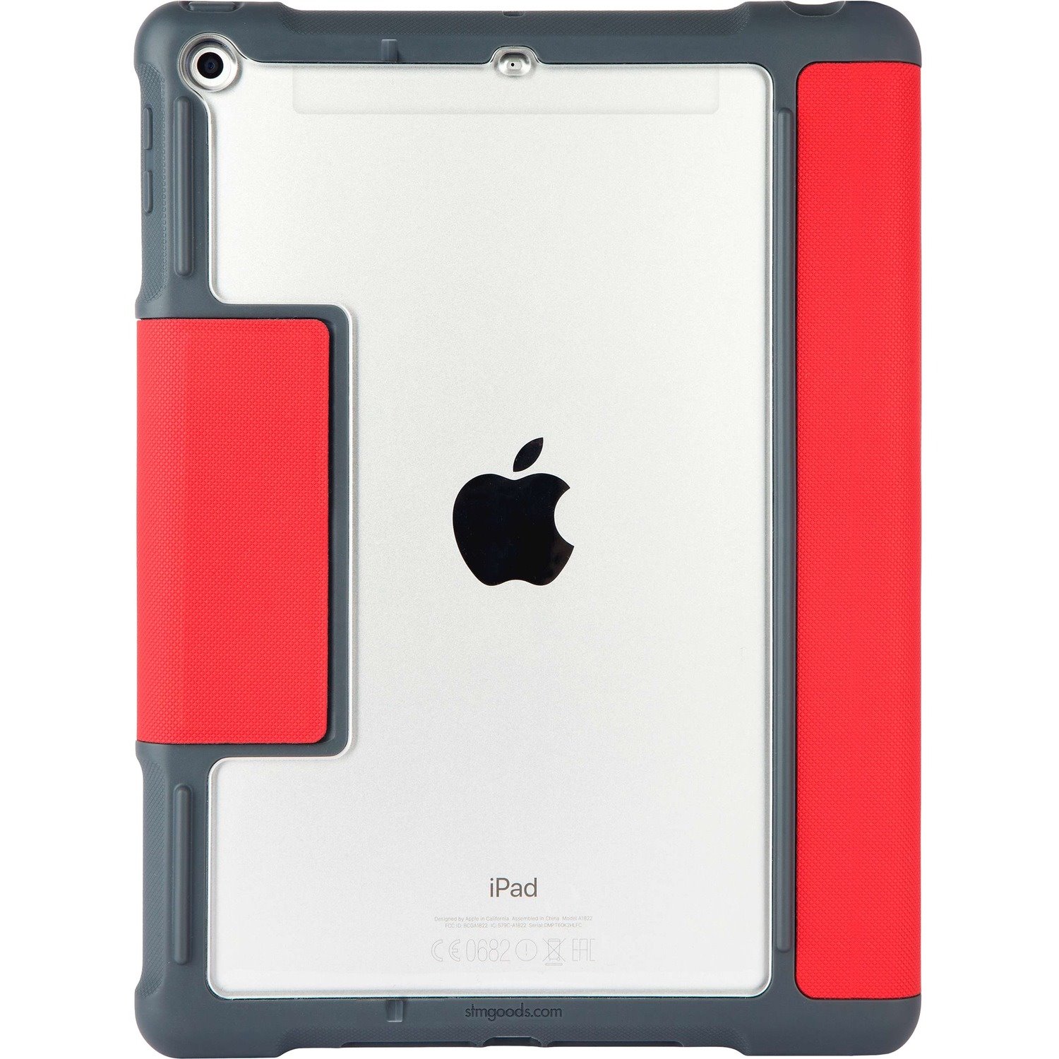 STM Goods Dux Plus Carrying Case iPad9.7" 5th or 6th Gen - Red - Bulk Packaging