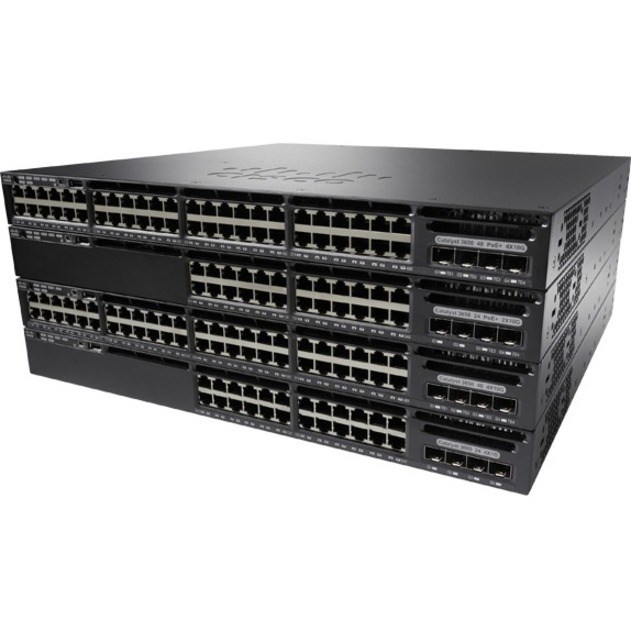 Cisco Catalyst 3650 3650-8X24UQ-S 24 Ports Manageable Ethernet Switch - Gigabit Ethernet, 10 Gigabit Ethernet - 1000Base-T, 10GBase-X, 10GBase-T