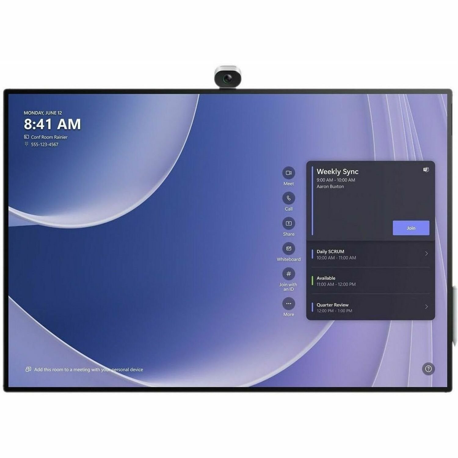 Microsoft Surface Hub 3 All-in-One Computer - Intel Core i5 - 32 GB - 512 GB SSD - 127 cm (50") Touchscreen - Desktop - Platinum