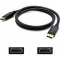 AddOn 20ft DisplayPort 1.2 Male to DisplayPort 1.2 Male Black Cable For Resolution Up to 3840x2160 (4K UHD)