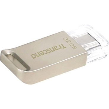 Transcend JetFlash 850 32 GB USB 3.1 Flash Drive - Silver