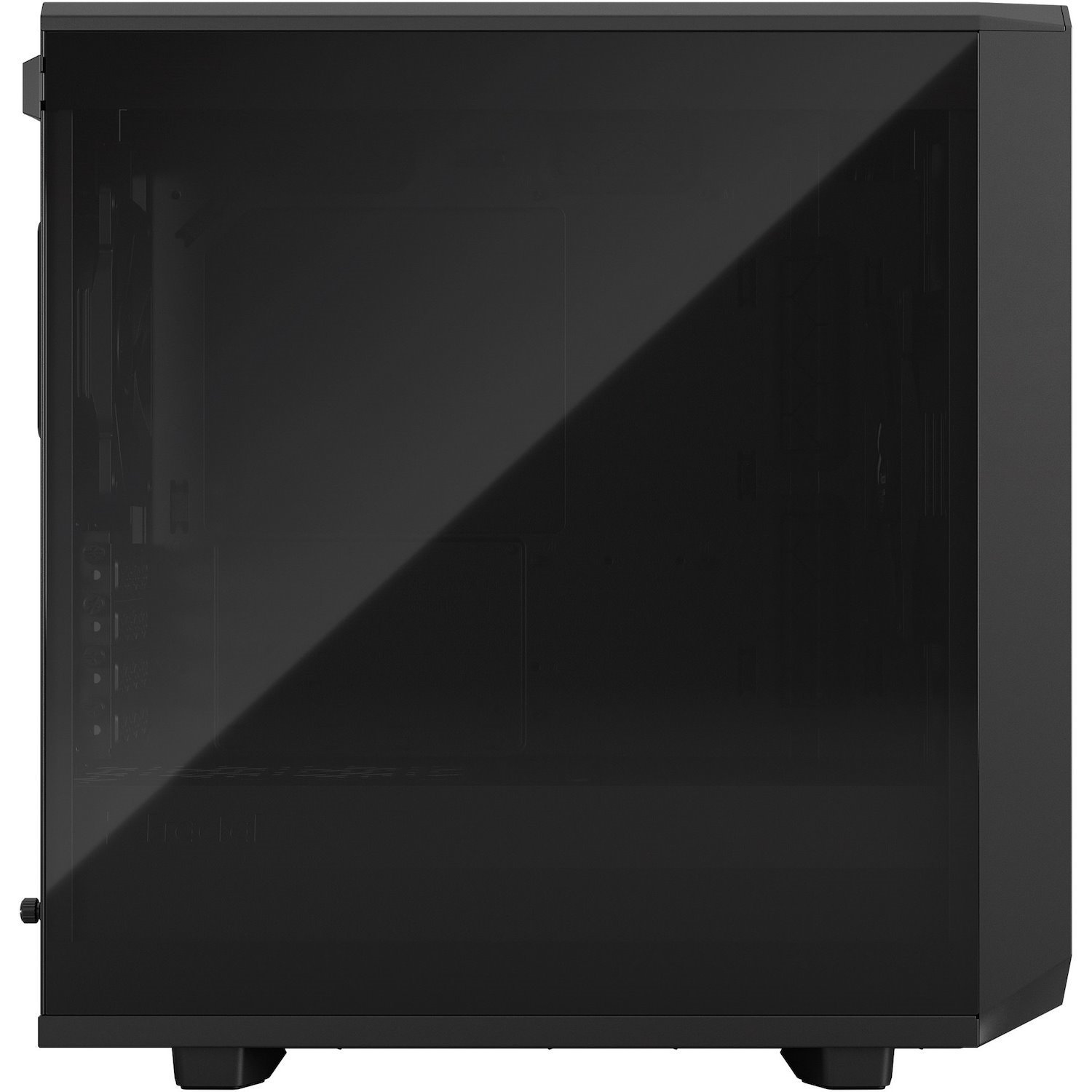Fractal Design Meshify 2 Mini Computer Case - DTX, Mini DTX, Micro ATX, Mini ITX Motherboard Supported - Tower - Steel, Tempered Glass, Mesh - Black