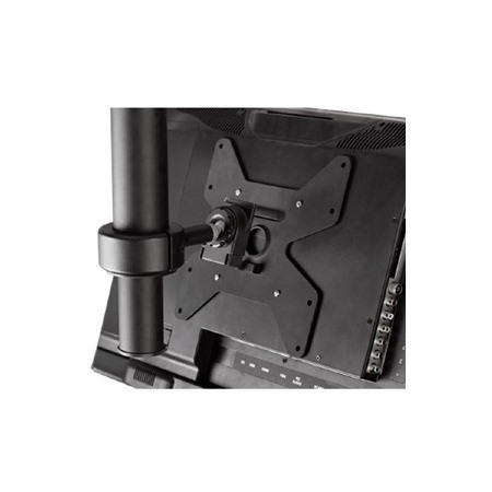 Atdec ceiling mount for medium display, short pole - Loads up to 55lb - Black - VESA 200x200