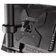 Atdec ceiling mount for medium display, short pole - Loads up to 55lb - Black - VESA 200x200