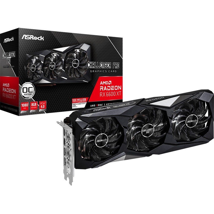 ASRock AMD Radeon RX 6600 XT Graphic Card - 8 GB GDDR6