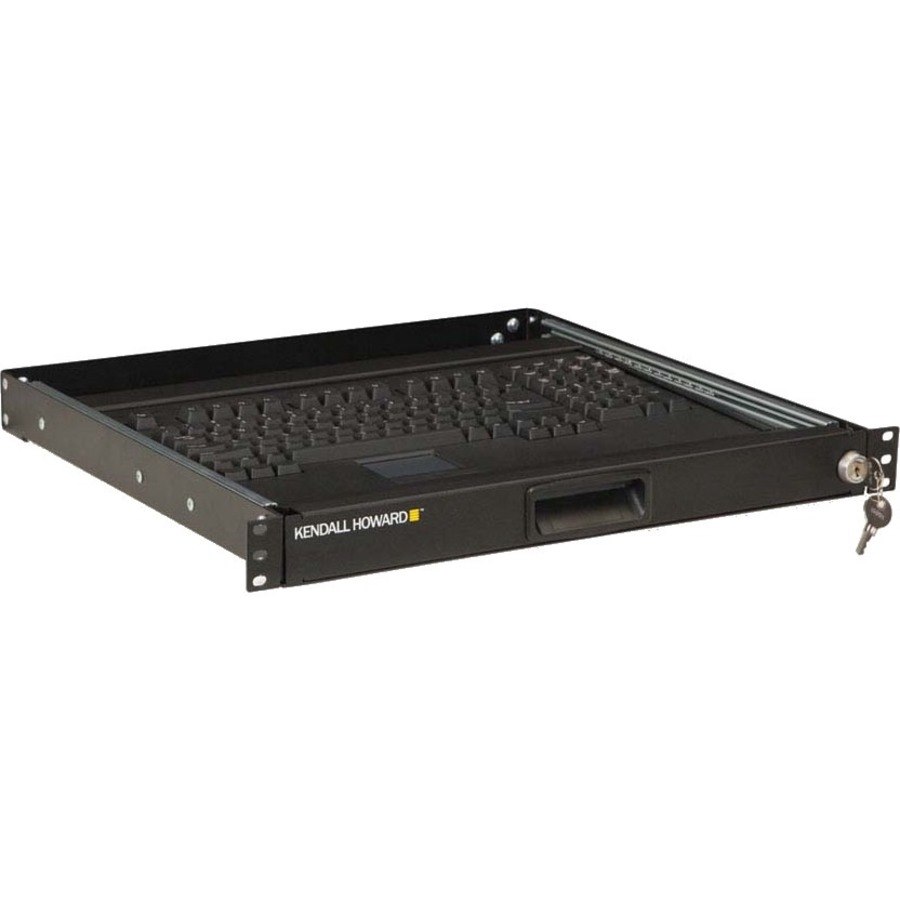 Kendall Howard 1U Rackmount 2-Post Keyboard Tray