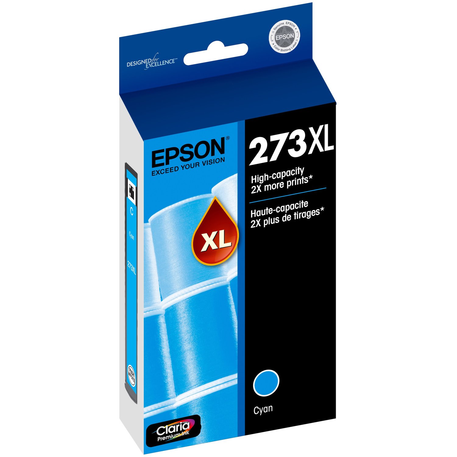 Epson Claria 273XL Original High Yield Inkjet Ink Cartridge - Cyan - 1 Pack