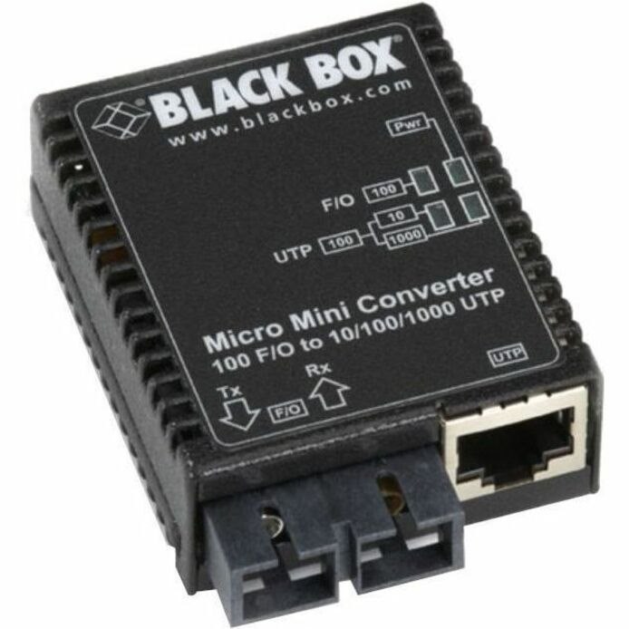 Black Box 10/100BT 100BFXSM30KSC Medconvrtr Intlps