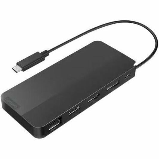 Lenovo USB Type C Docking Station for Notebook/Monitor - Charging Capability - 100 W - Eclipse Black