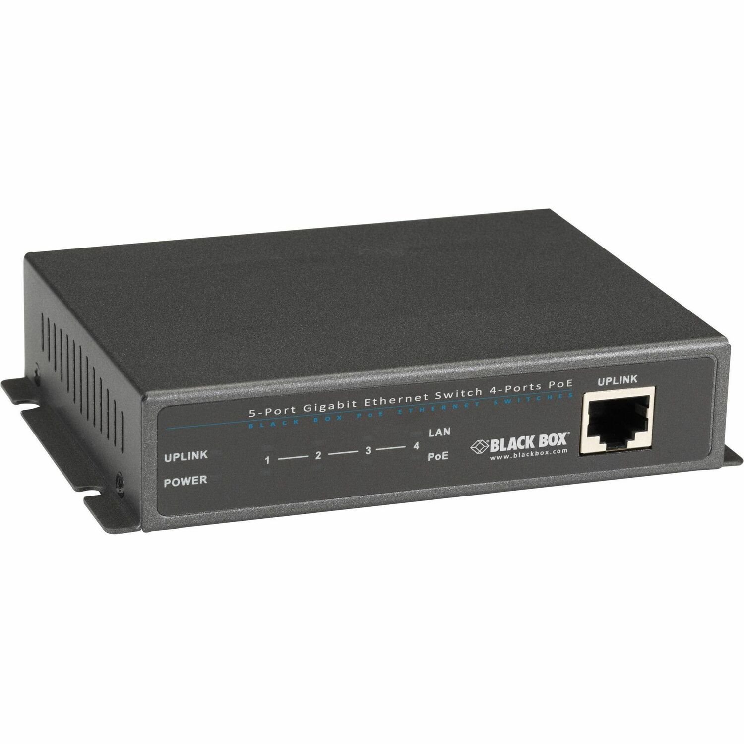 Black Box LPB1200 Series Gigabit Ethernet (1000-Mbps) PoE+ Switch