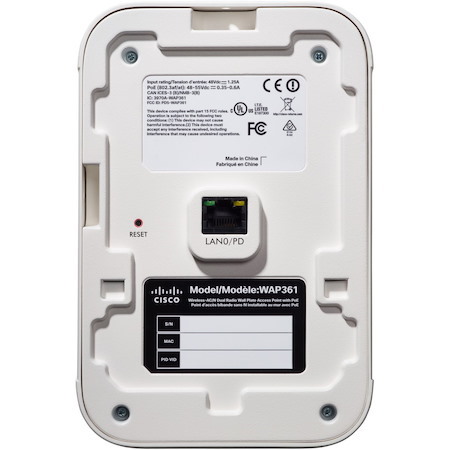 Cisco WAP361 IEEE 802.11ac 1.20 Gbit/s Wireless Access Point