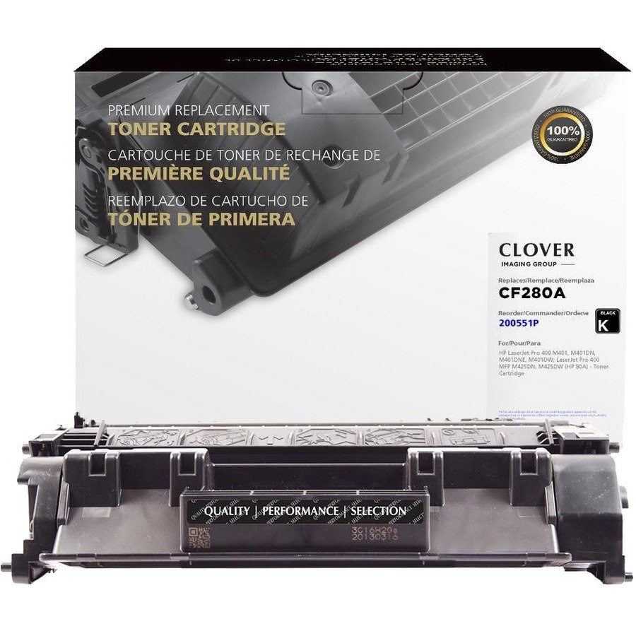 Clover Imaging Remanufactured Toner Cartridge for HP 80A (CF280A)