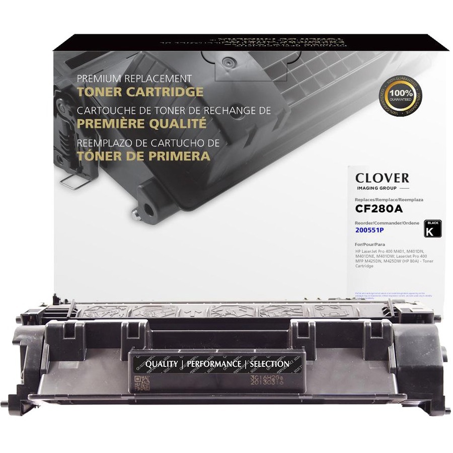 Clover Imaging Remanufactured Toner Cartridge for HP 80A (CF280A)