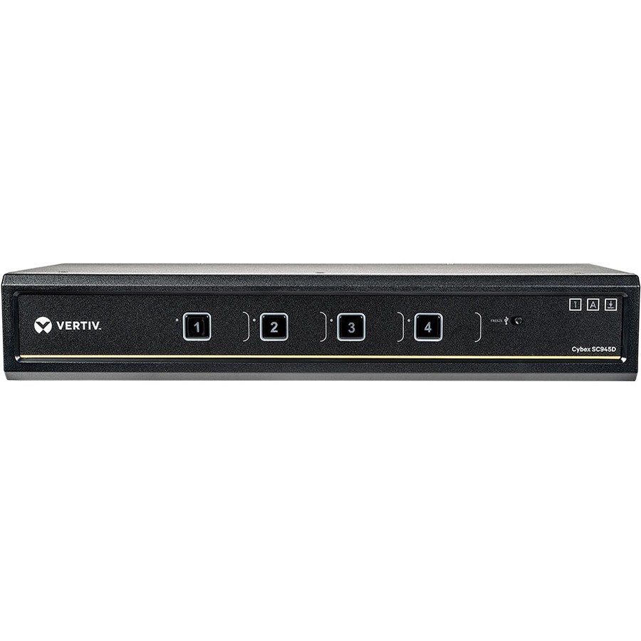 Vertiv Cybex SC900 Secure Desktop KVM|4 Port Dual-Head|DisplayPort DPP| TAA