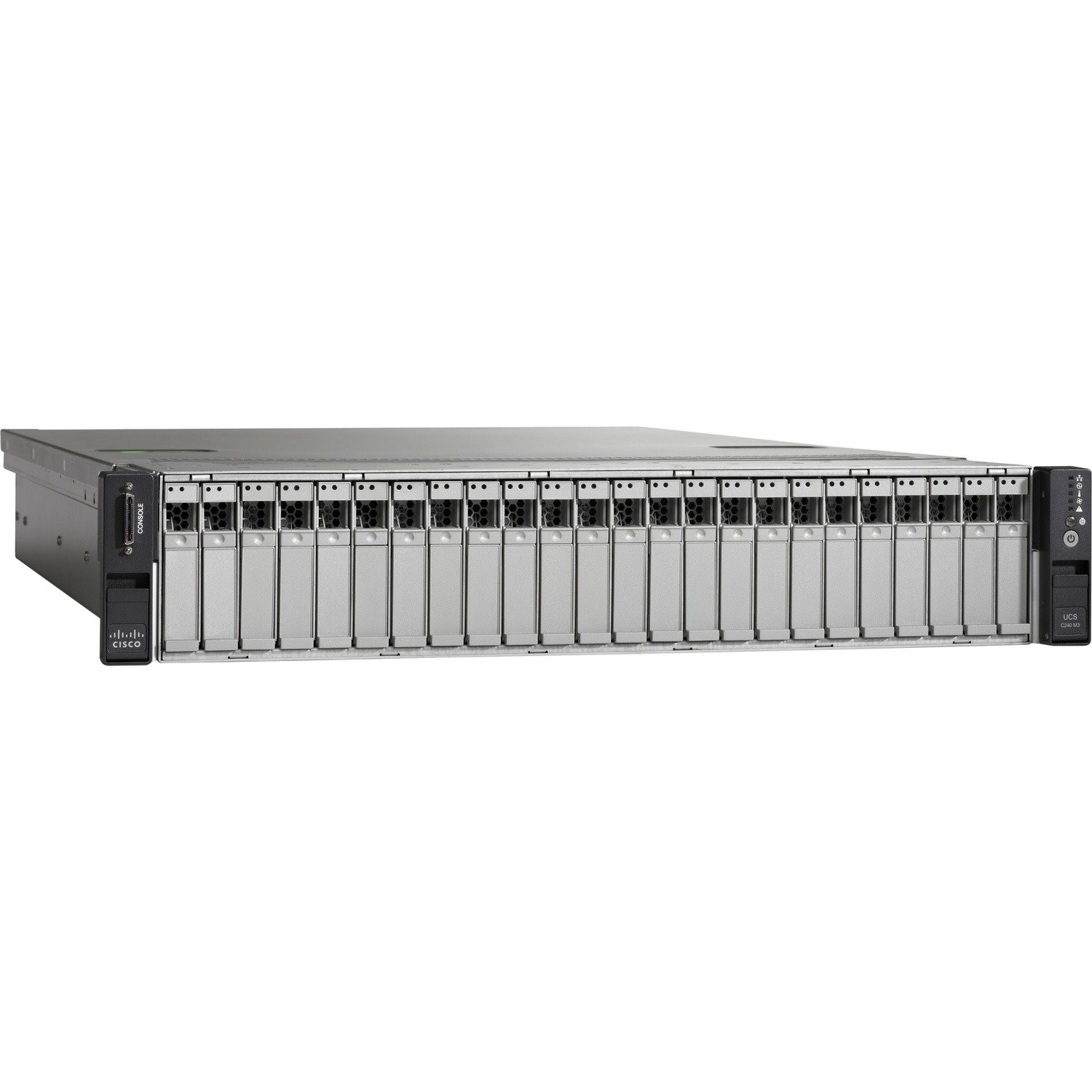Cisco C240 M3 2U Rack Server - 2 Xeon E5-2680 v2 2.80 GHz - 256 GB RAM - 300 GB HDD - (1 x 300GB) HDD Configuration - 6Gb/s SAS Controller