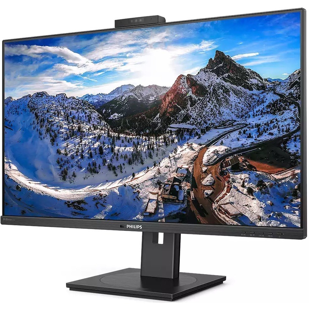 Philips 326P1H 32" Class Webcam WQHD LCD Monitor - 16:9 - Textured Black