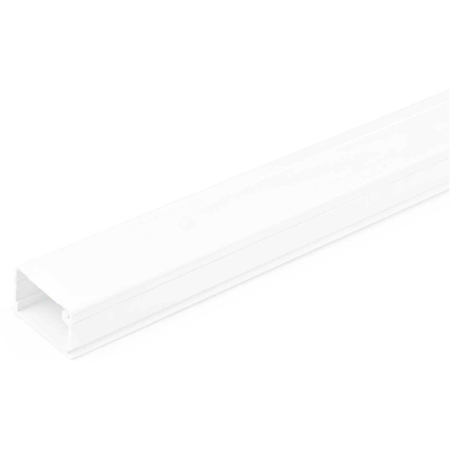 StarTech.com Cable Management Raceway w/ Adhesive Tape/Cover 1-1/8"(32mm)W x 3/4"(20mm)H x 6ft(1.8m)length, Network Cord Hider, UL Listed