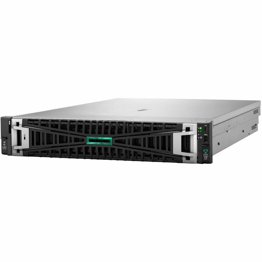 HPE ProLiant Compute DL380 Gen12 2U Rack Server - 1 x Intel Xeon 6 6515P 2.30 GHz - 64 GB RAM - Serial ATA/600, 12Gb/s SAS, NVMe Controller