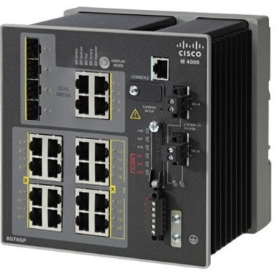 Cisco 4000 8 Ports Manageable Layer 3 Switch - 10/100/1000Base-T, 100Base-X, 1000Base-X - Refurbished - TAA Compliant