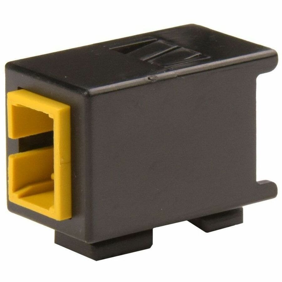 Ortronics HDFM Fiber Module with HiLOC Boot, Simplex, SC, Aqua
