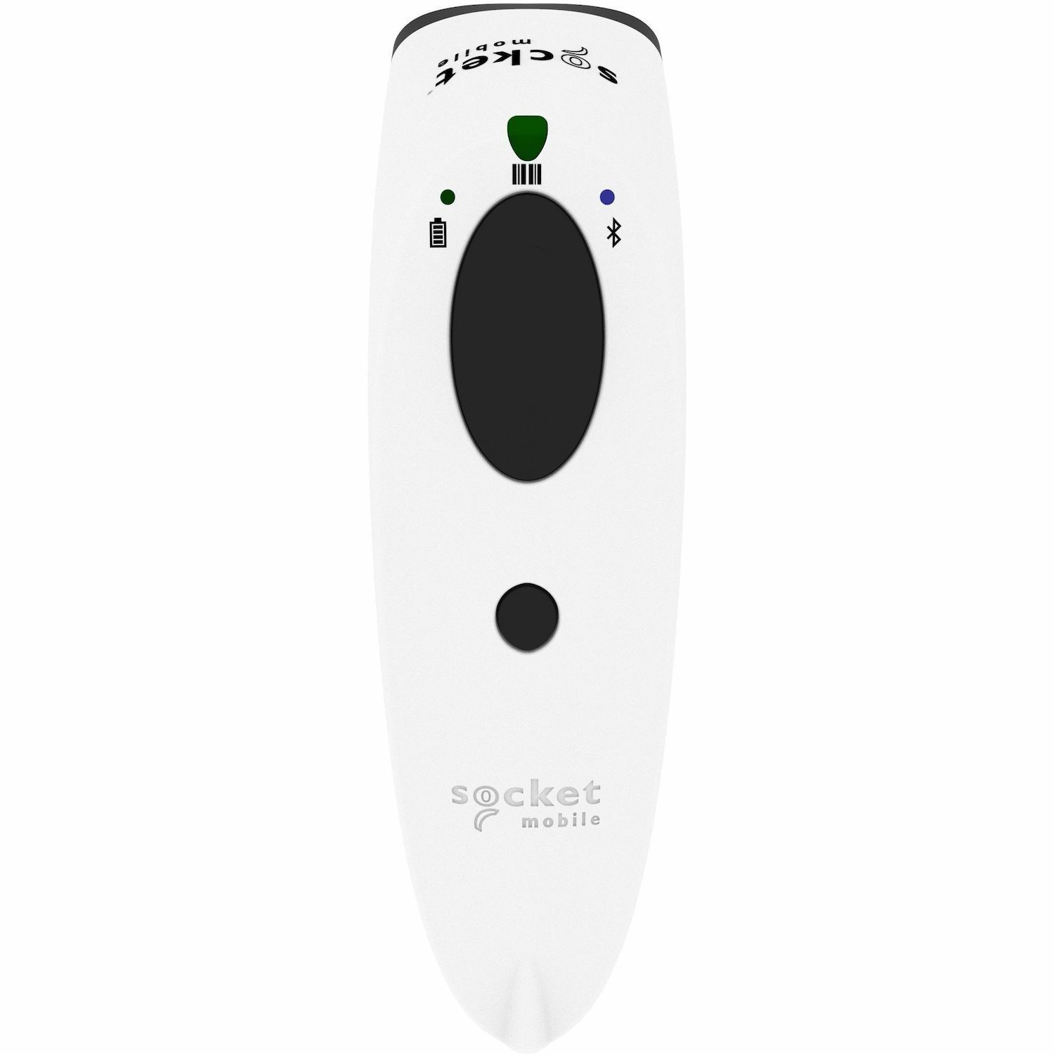 Socket Mobile SocketScan S720, Linear Barcode Plus QR Code Reader, White & White Dock