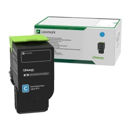 Lexmark Unison Original Extra High Yield Laser Toner Cartridge - Cyan - 1 Each