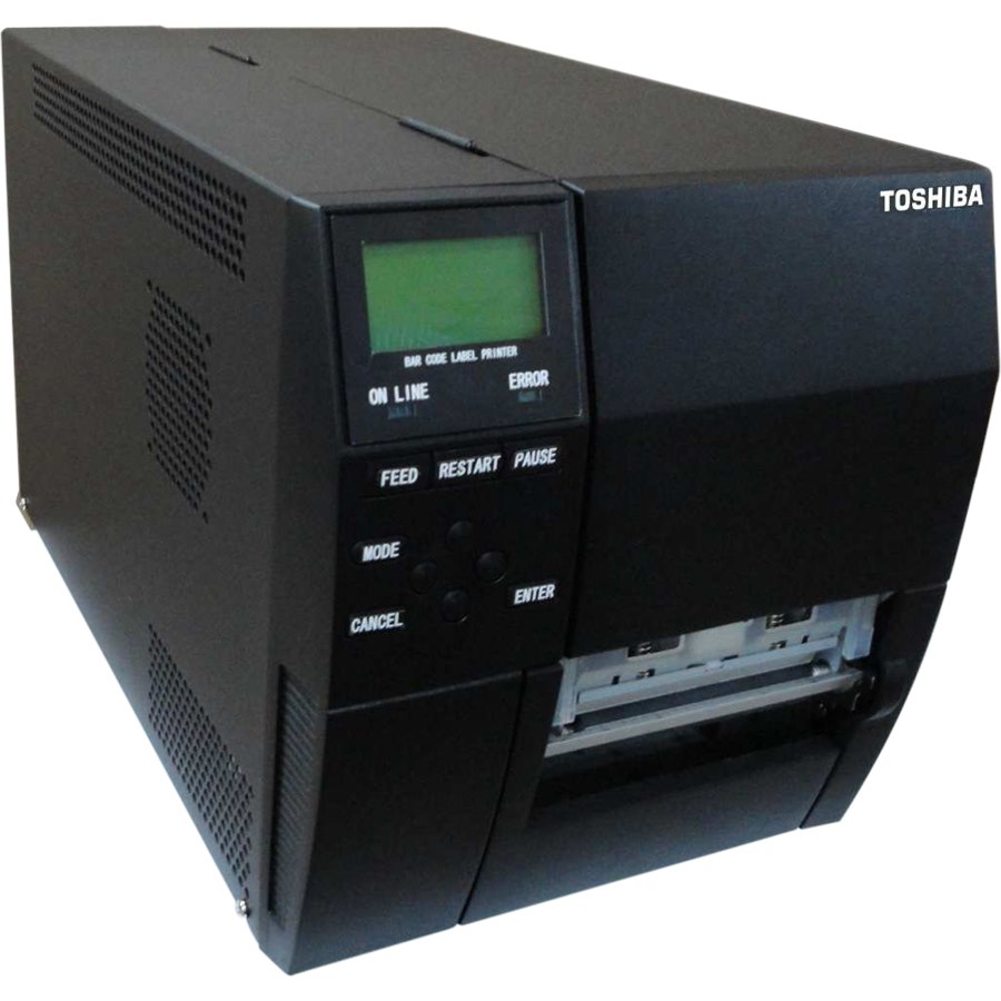 Toshiba B-EX4T Desktop Direct Thermal/Thermal Transfer Printer - Monochrome - Label Print - Fast Ethernet - USB