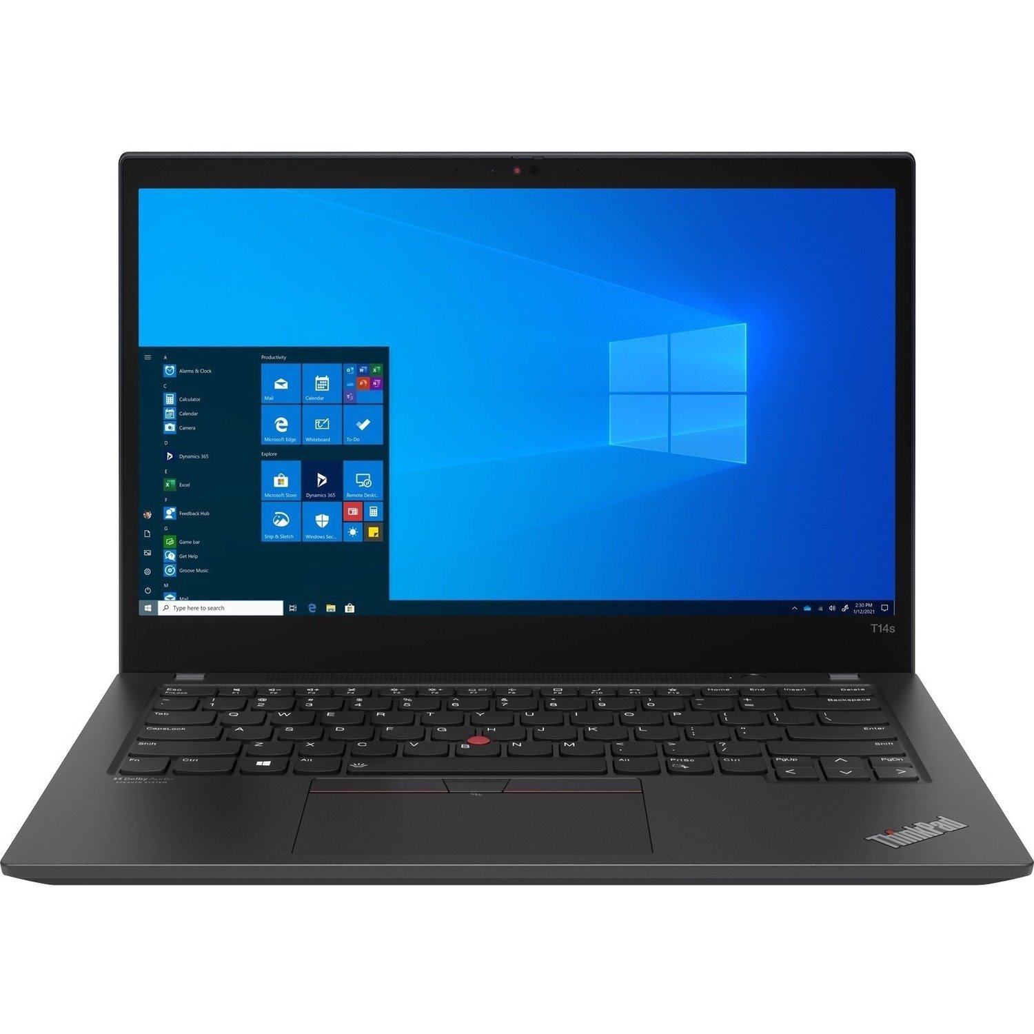 Lenovo ThinkPad T14s Gen 2 20XF004JUS 14" Notebook - Full HD - AMD Ryzen 5 5600U - 16 GB - 256 GB SSD - English Keyboard - Villi Black
