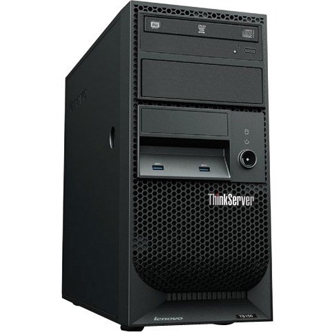 Lenovo ThinkServer TS150 70LWS00F00 Tower Server - 1 x Intel Xeon E3-1280 v5 3.70 GHz - 64 GB RAM - 2 TB HDD - (2 x 1TB) HDD Configuration - 960 GB SSD - (2 x 480GB) SSD Configuration - Serial Attached SCSI (SAS), Serial ATA Controller