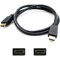 AddOn 5-Pack of 3ft HDMI 1.4 Male to HDMI 1.4 Male Black Cables Which Supports Ethernet Channel For Resolution Up to 4096x2160 (DCI 4K)