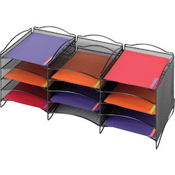 Safco 12-Compartment Mesh Desktop Organizer