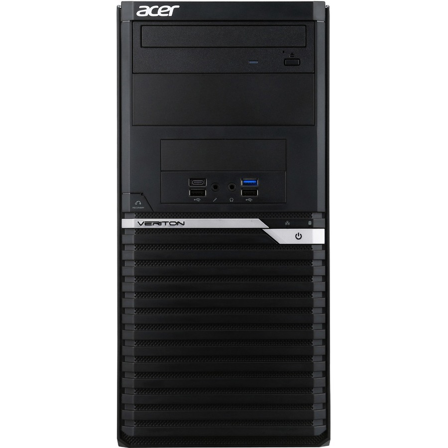 Acer Veriton M4660G VM4660G-I3810H1 Desktop Computer - Intel Core i3 8th Gen i3-8100 - 4 GB - 500 GB HDD - Black
