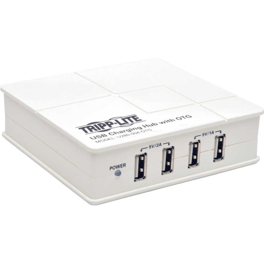 Tripp Lite by Eaton 4-Port USB Charging Station with OTG Hub - 5V 6A / 30W USB Charger Output