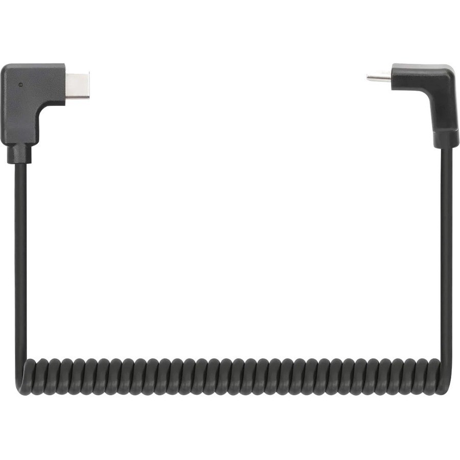 Manhattan Usb-C To Usb-C Cable Curly 1M- Male/Male Black Usb 2.0
