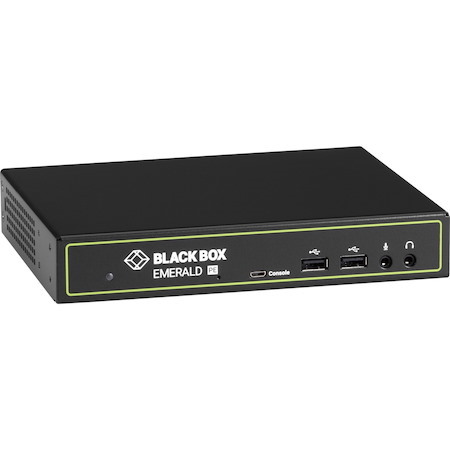 Emerald® PE KVM-over-IP - DVI-D, USB 2.0, Audio, PoE, Dual Network Ports RJ45 and SFP