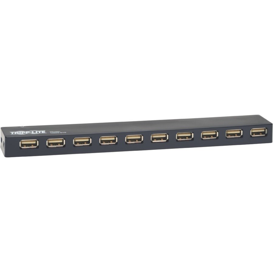 Eaton Tripp Lite Series 10-Port USB 2.0 Hub, Black