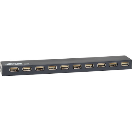 Eaton Tripp Lite Series 10-Port USB 2.0 Hub, Black