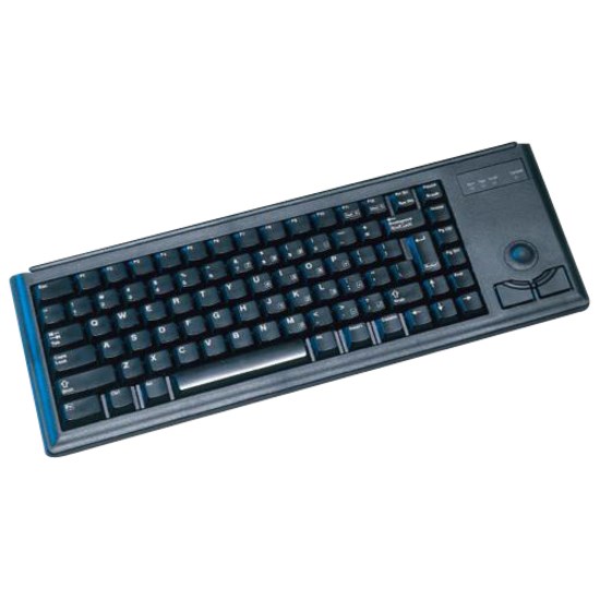 CHERRY G84-4400 Keyboard - Cable Connectivity - USB Interface - Trackball - French - Black