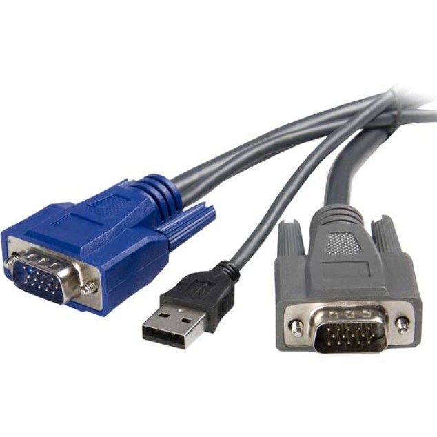 StarTech.com 2-in-1 - USB/ VGA cable - 4 pin USB Type A, HD-15 (M) - HD-15 (M) - 6 ft