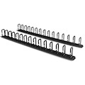 StarTech.com Vertical Cable Organizer with D-Ring Hooks - Vertical Cable Management Panel - 40U - 6 ft.