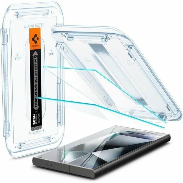 Spigen GLAS.tR EZ Fit 9H Gehard glas Schermbescherming - Transparant - 2 / Pak