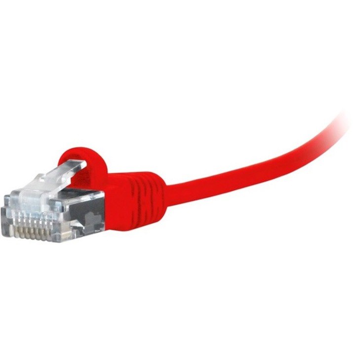 Comprehensive MicroFlex&trade; Pro AV/IT Integrator Series&trade; CAT6 Snagless Patch Cable Red 3ft