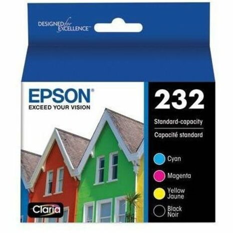 Epson T232 Original Inkjet Ink Cartridge - Combo Pack - Black, Color Pack