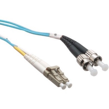 Axiom LC/ST Multimode Duplex OM4 50/125 Fiber Optic Cable 12m - TAA Compliant