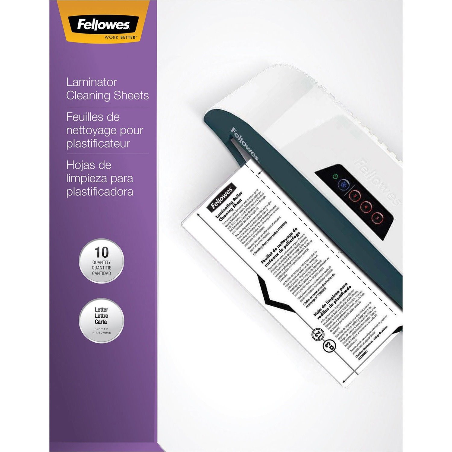 Fellowes Laminator Cleaning Sheets 10pk