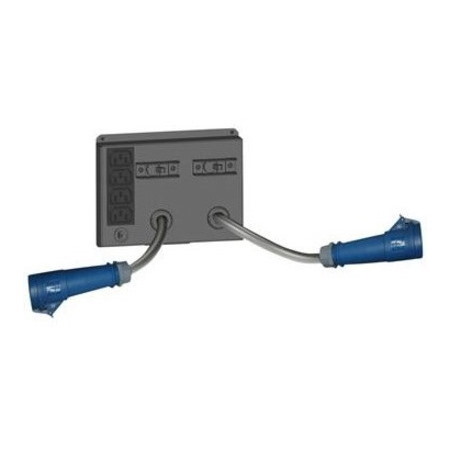 Liebert PD2-204 integrated output distribution with 4 IEC320-C13; 2 IEC309-32A outputs