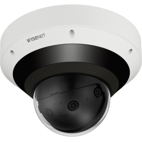 Hanwha Techwin PNM-9031RV 15 Megapixel Outdoor Network Camera - Color - Dome - White - TAA Compliant