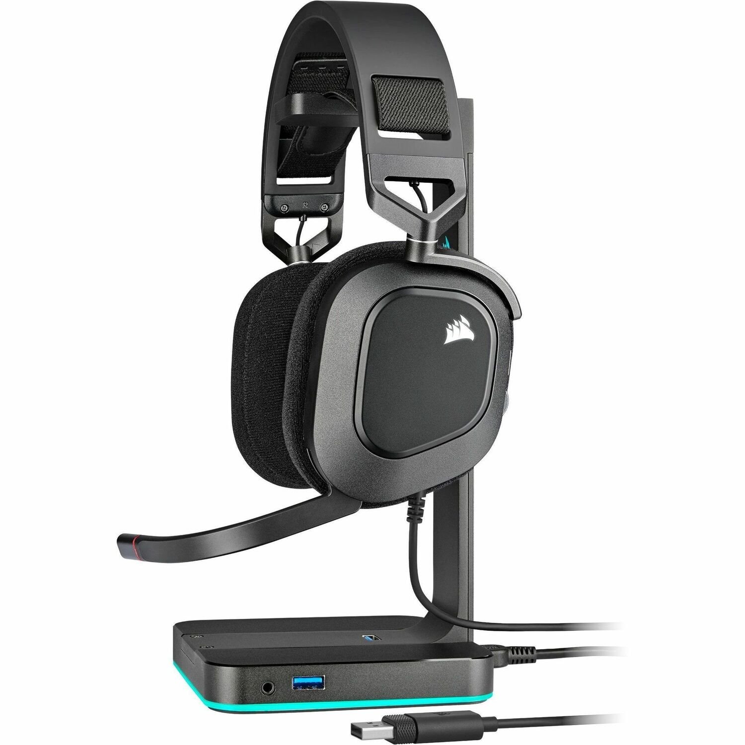 Corsair HS80 RGB Wired Gaming Headset Carbon
